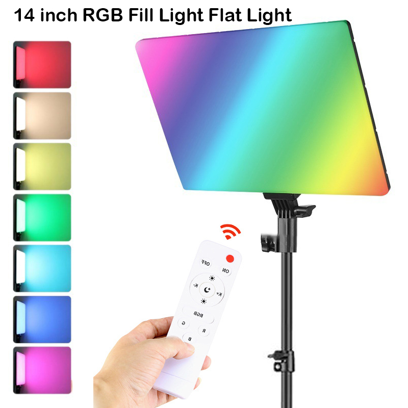 Torjim Rgb Photography Video Lighting - RGB 14 ''LED lumière vidéo télécommande