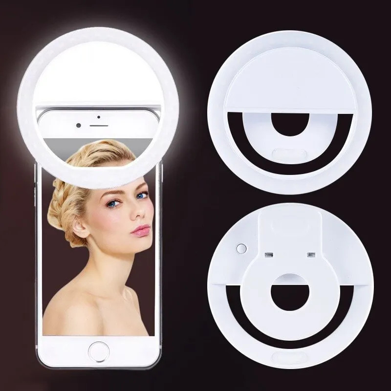 Photography Lighting Professional - Anneau Lumineux LED Rechargeable par USB,