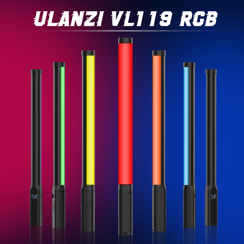 Torjim Rgb Photography Video Lighting - Ulanzi VL119 bâton lumineux coloré RGB