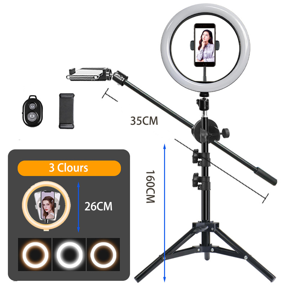 Photography Lighting Circle - Anneau lumineux LED de 26 cm