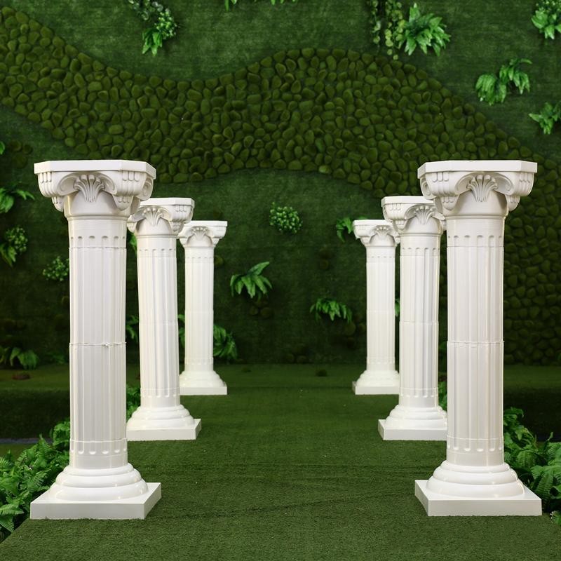 Stand Lighting Photography - Colonne Romaine en Plastique Blanc 65cm