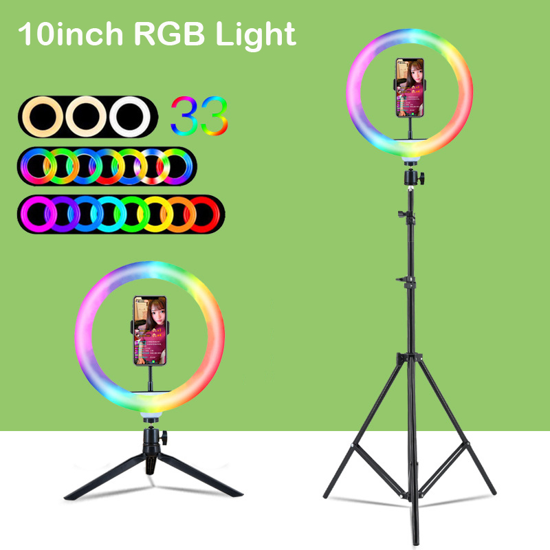 Stand Lighting Photography - Anneau lumineux LED RGB de 26