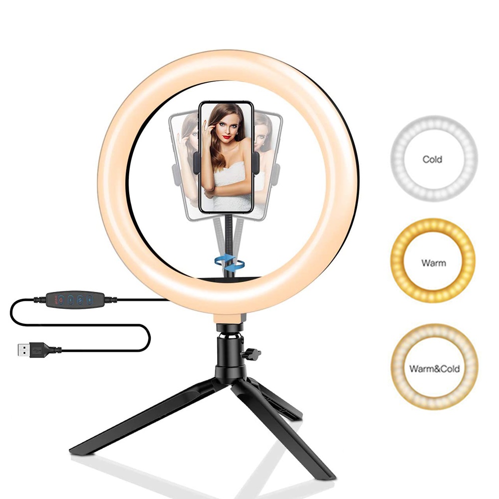 Photography Lighting Product - Anneau lumineux Led pour Selfie, 26cm,