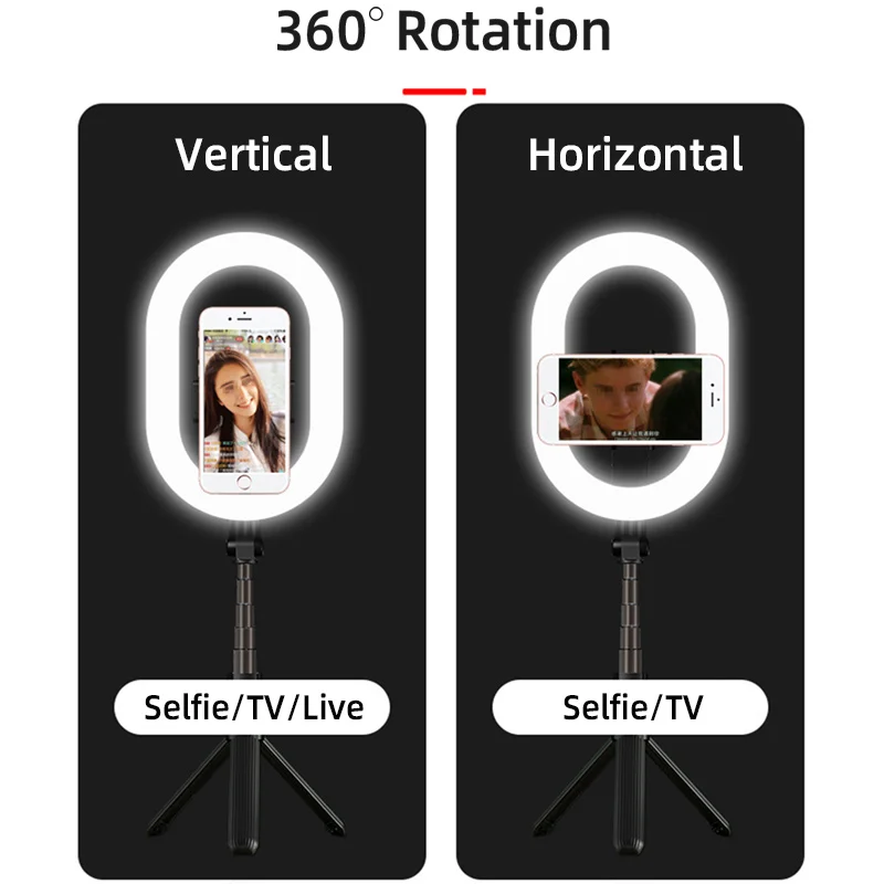 Photography Lighting Options - Anneau lumineux LED pour selfie et