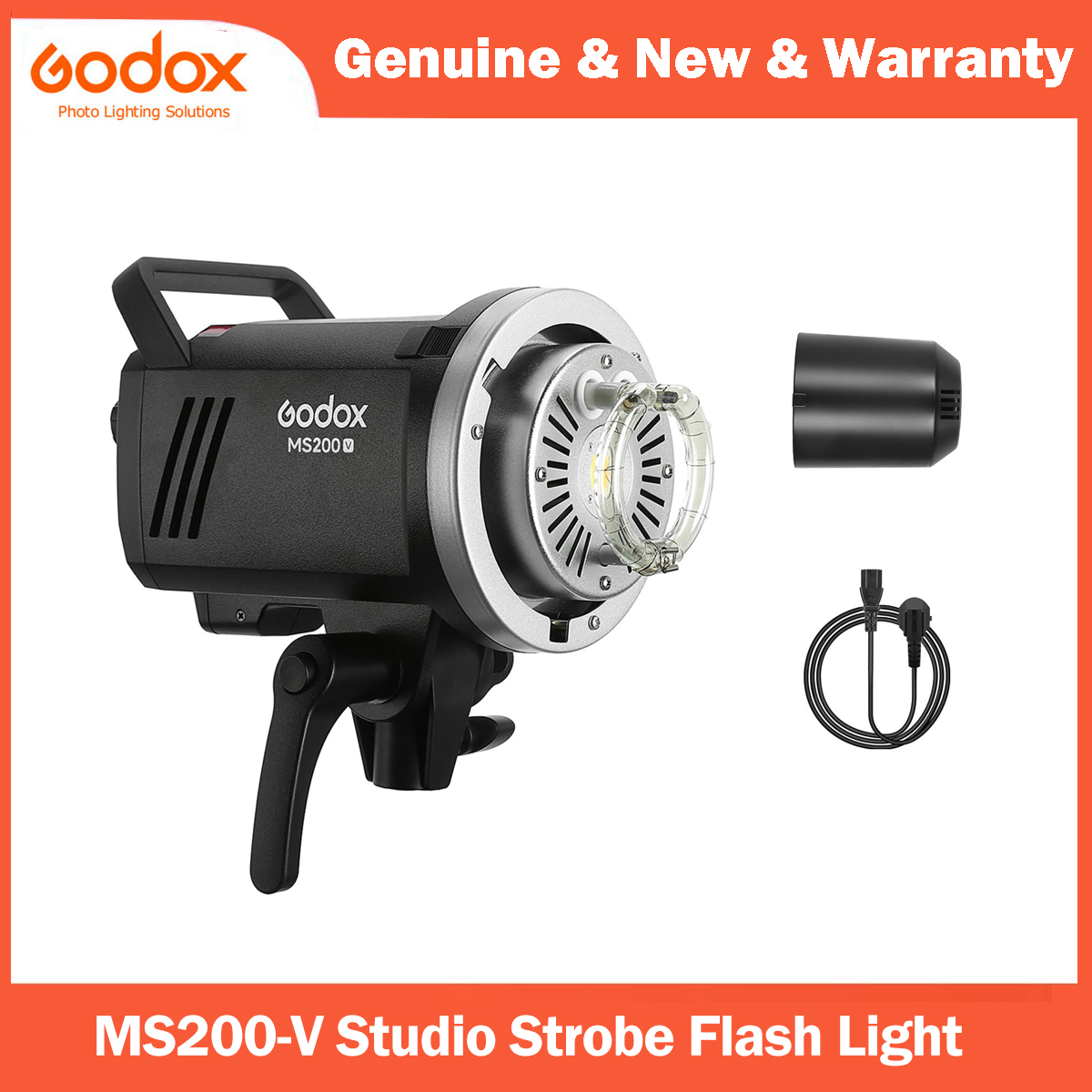 Photography Lighting Portrait - Godox MS200V Studio lumière stroboscopique 200W