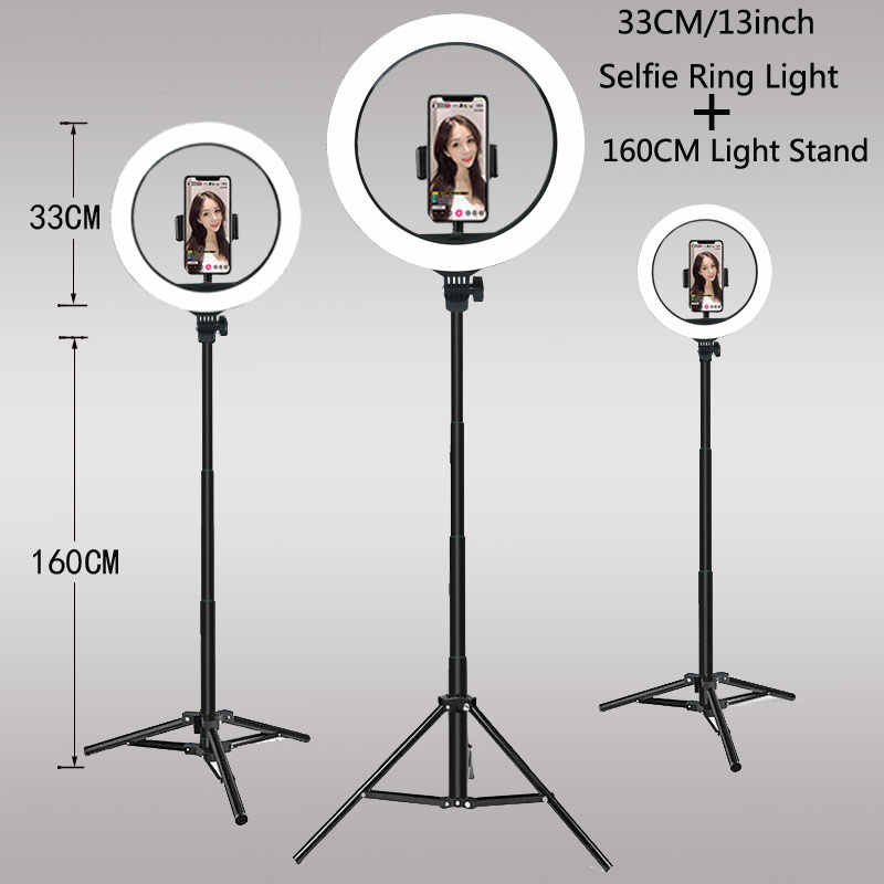 Photography Lighting Circle - 26 33CM lumières vidéo lumière variable