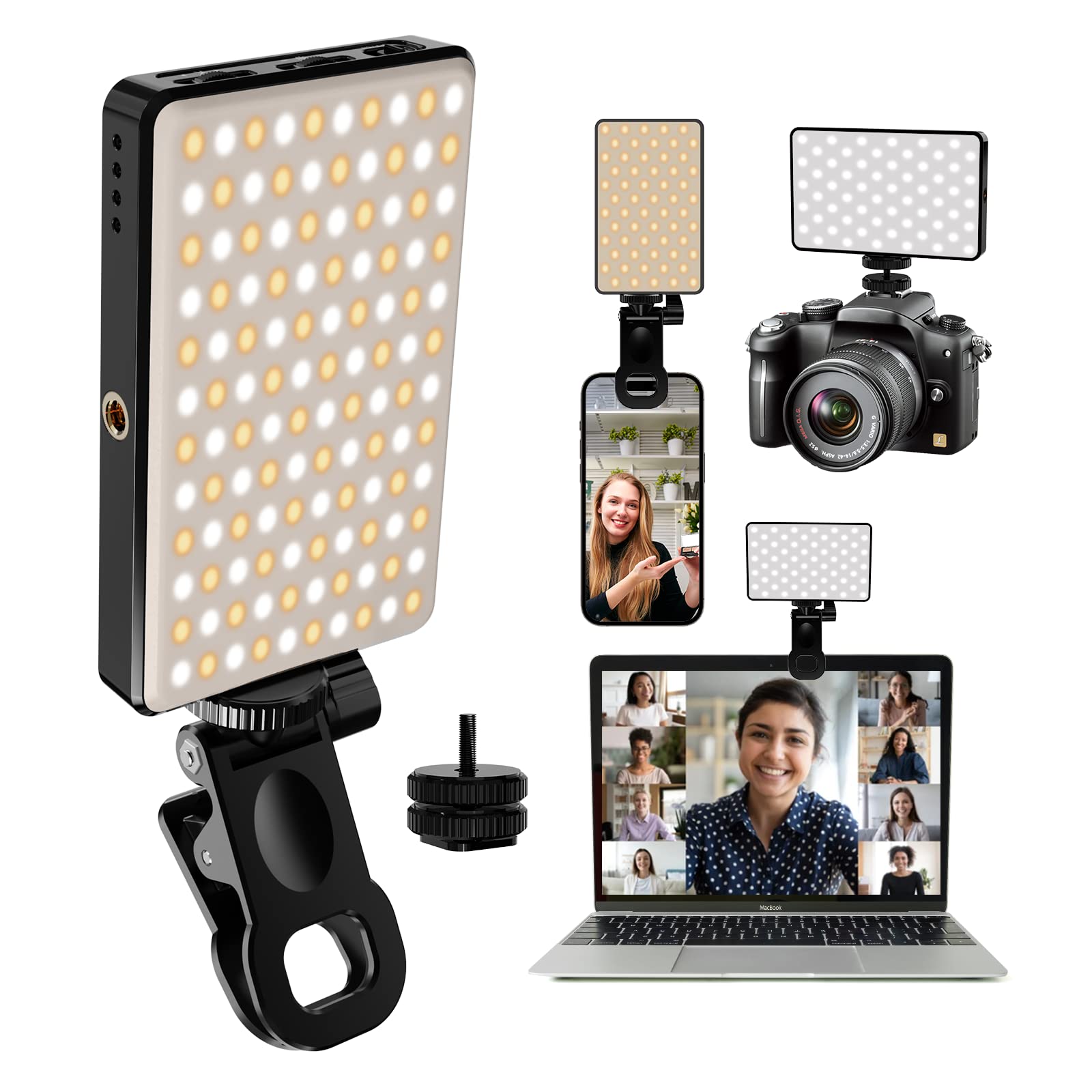 LED Selfie lumière 3000Mah 120 - Photography Lighting Circle avis et prix