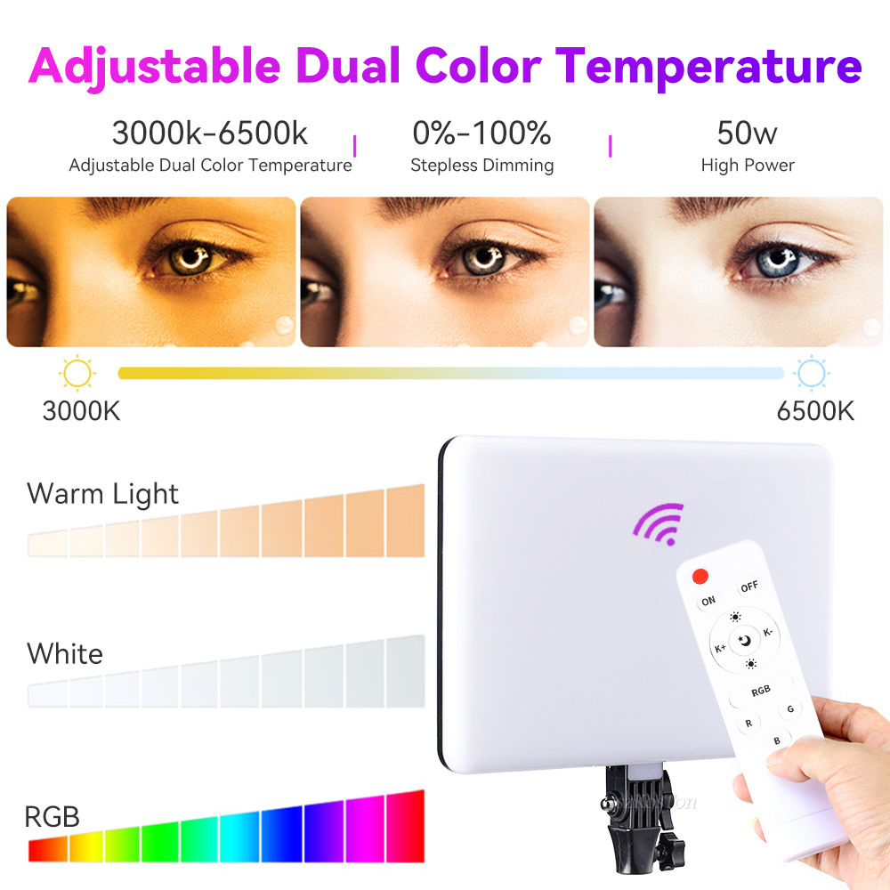 RGB 14 ''LED lumière vidéo tél - Torjim Rgb Photography Video Lighting avis et prix