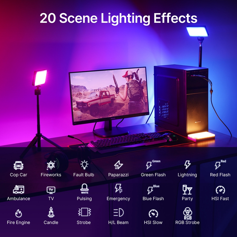 Ulanzi LT002 7 pouces poche LE - Torjim Rgb Photography Video Lighting avis et prix