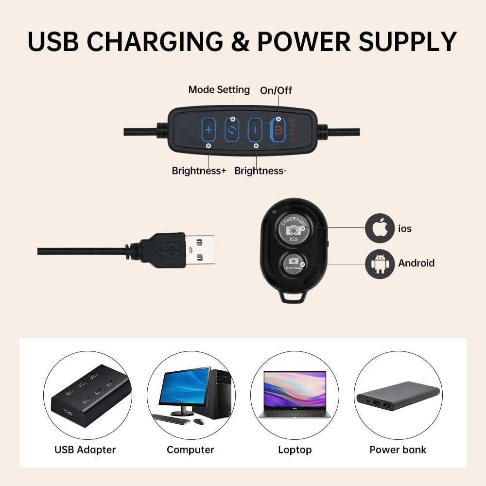 Anneau d'éclairage LED pour Se - Photography Lighting Circle avis et prix