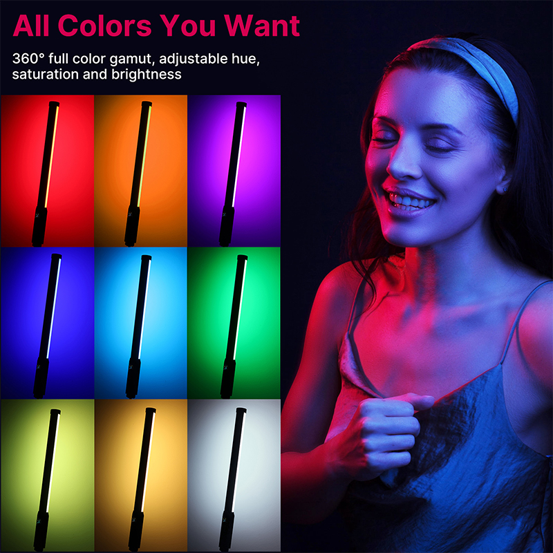Ulanzi VL119 bâton lumineux co - Torjim Rgb Photography Video Lighting avis et prix