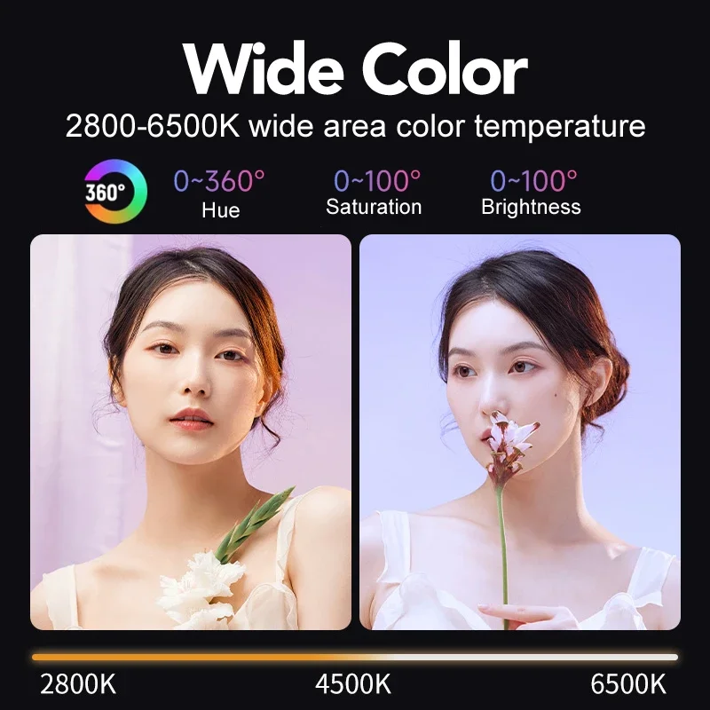 Lumière vidéo RGB Portable LED - Torjim Rgb Photography Video Lighting avis et prix