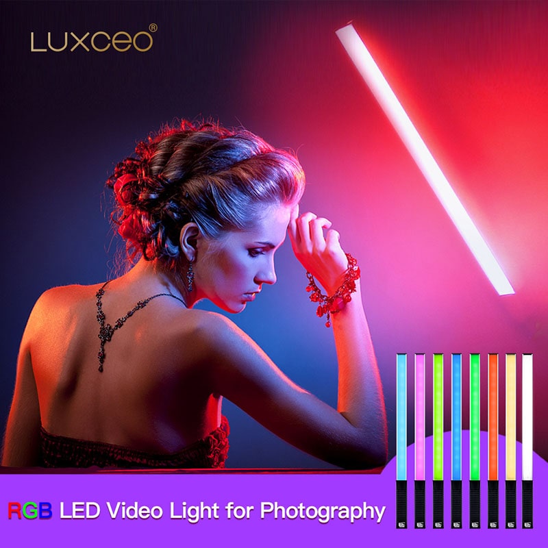 LUXCEO Q508A Tube vidéo RGB po - Torjim Rgb Photography Video Lighting avis et prix