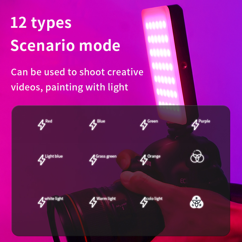 Lumière vidéo RGB Portable LED - Torjim Rgb Photography Video Lighting avis et prix