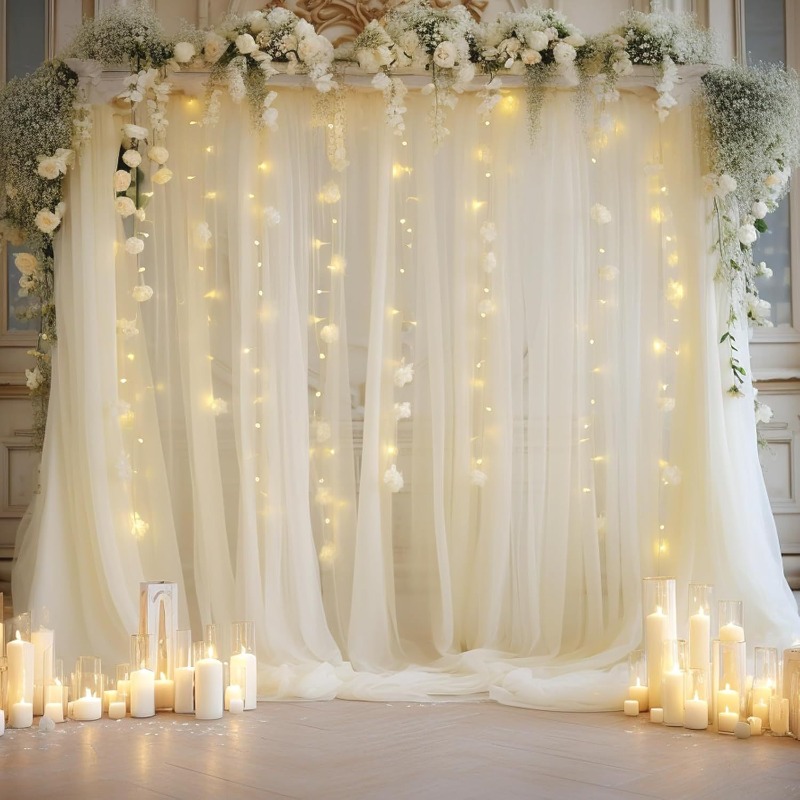 Rideaux de fond en tulle 3x3m, - Photography Lighting Options avis et prix
