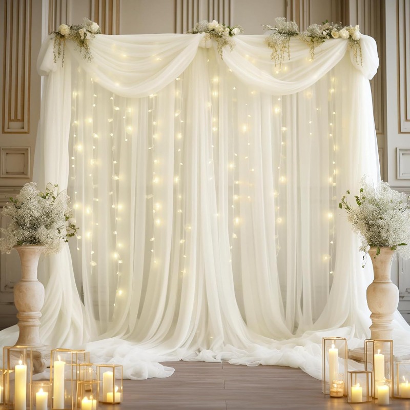 Rideaux de fond en tulle 3x3m, - Photography Lighting Options avis et prix