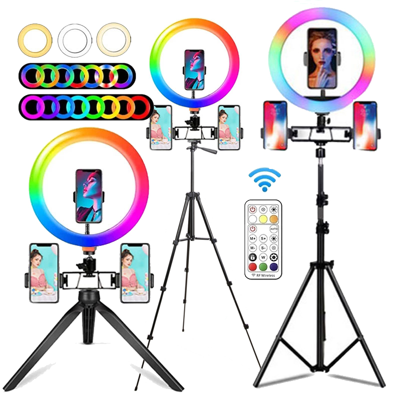 Anneau lumineux RGB de 10 pouc - Photography Lighting Circle avis et prix