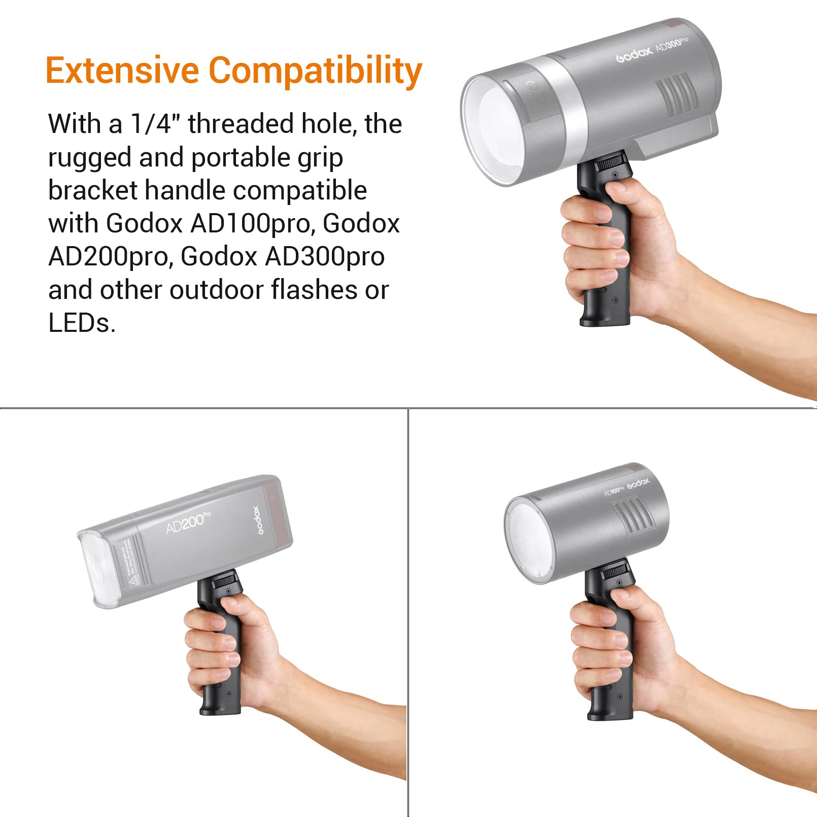 Poignée de fixation portable G - Photography Lighting Kit Godox avis et prix