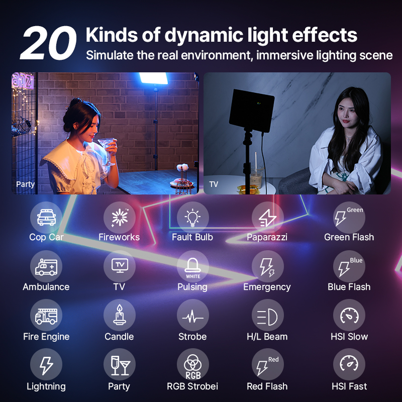 Ulanzi LT003 15W RGB lumière v - Torjim Rgb Photography Video Lighting avis et prix