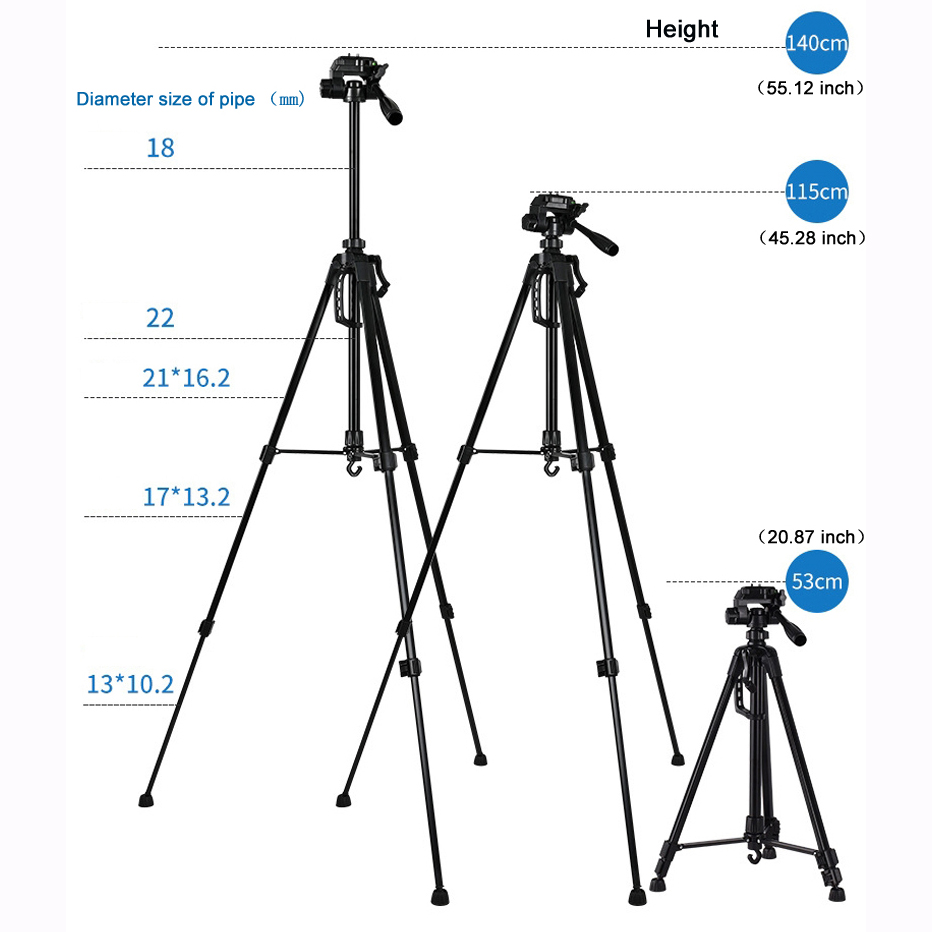Trépied universel 55 pouces po - Stand Lighting Photography avis et prix