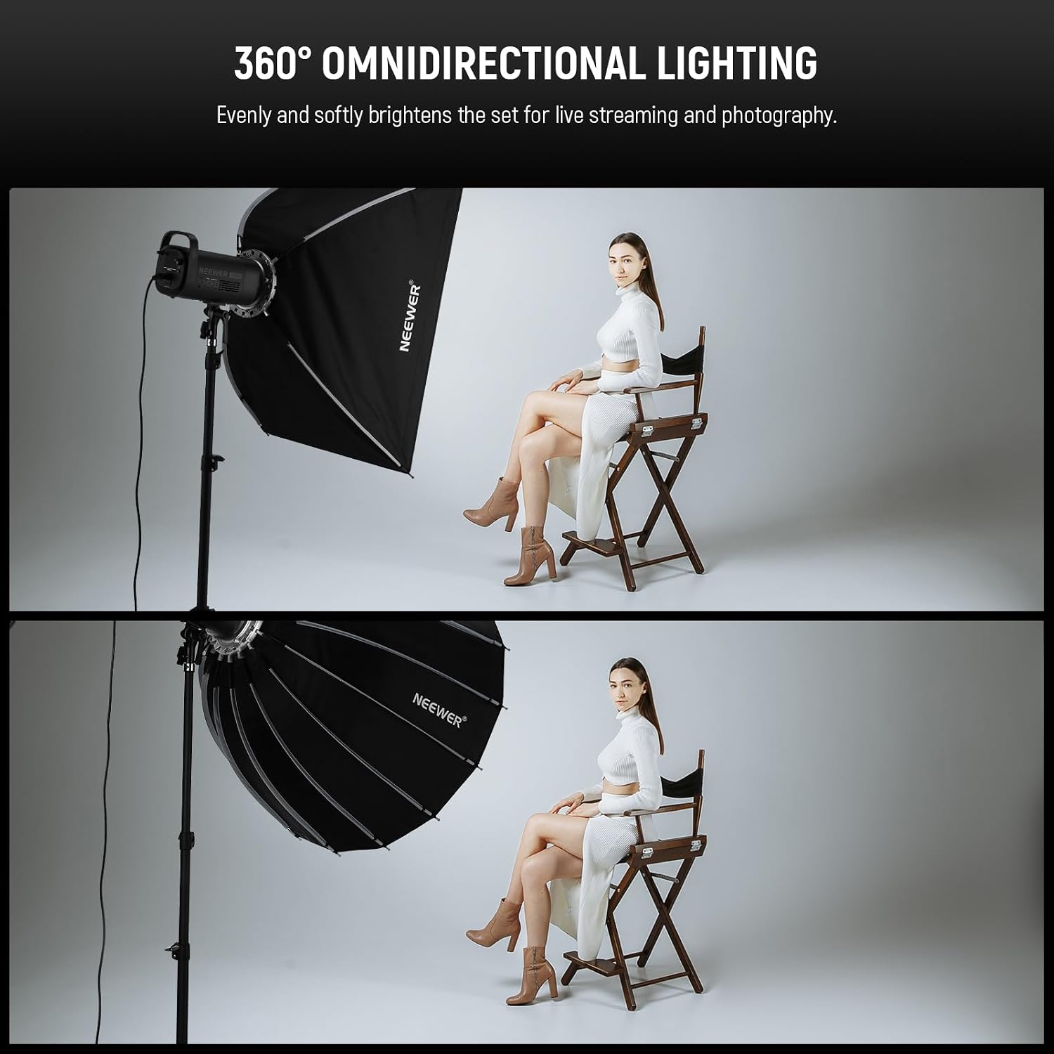 Boîte à lumière parabolique av - Photography Lighting Product avis et prix