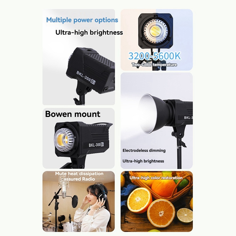 Lumière vidéo Bi LED 300W, écl - Photography Lighting Professional avis et prix