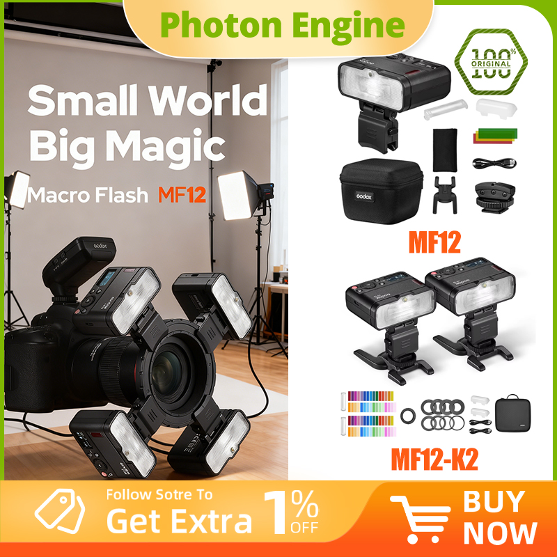 Kit de 2 flashs macro Godox MF - Photography Lighting Kit Godox avis et prix