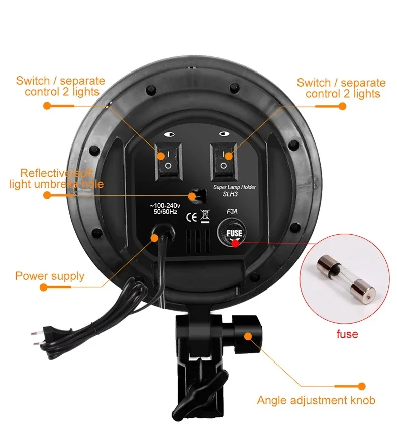 Kit d'éclairage de studio phot - Photography Lighting Portrait avis et prix