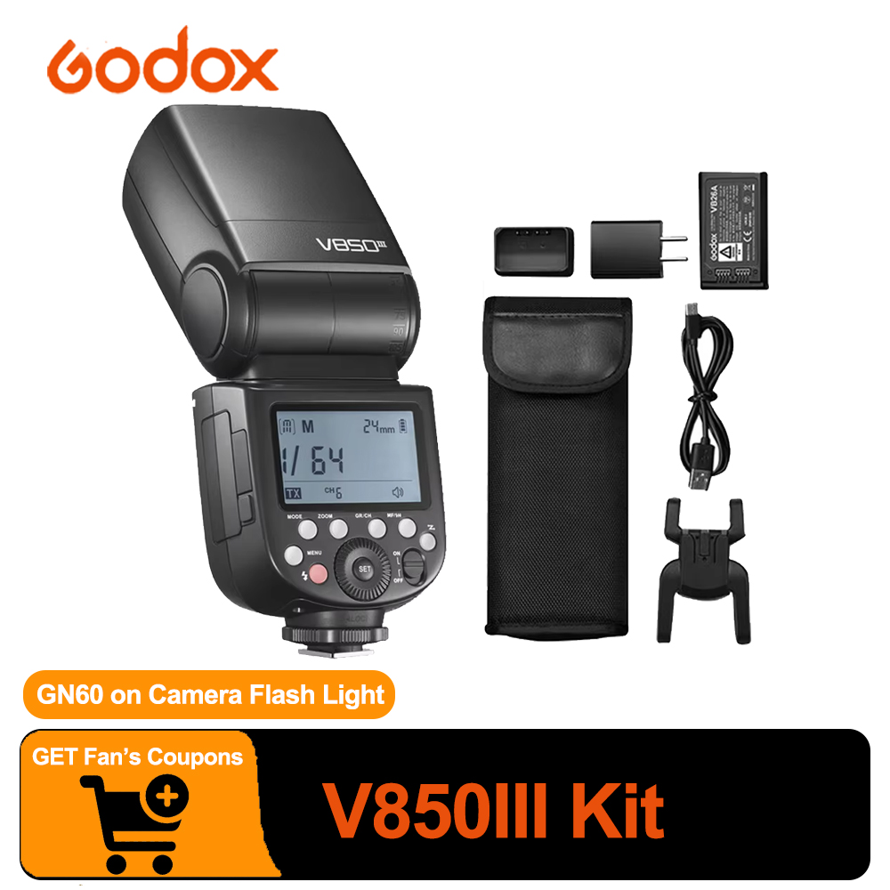 Kit Godox V850III Flash Li-Ion - Photography Lighting Kit Godox avis et prix